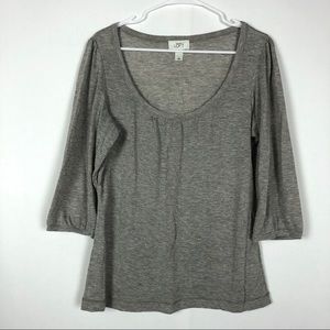 LOFT Lightweight Blouse 3/4 Sleeves Striped